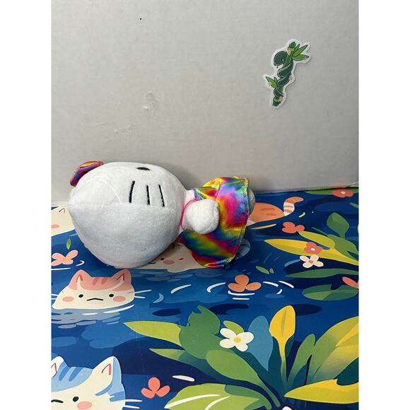 Ty Hello Kitty Rainbow Dress Beanie Buddy Plush Stuffed Animal Doll Sanrio 2013 - Picture 9 of 12